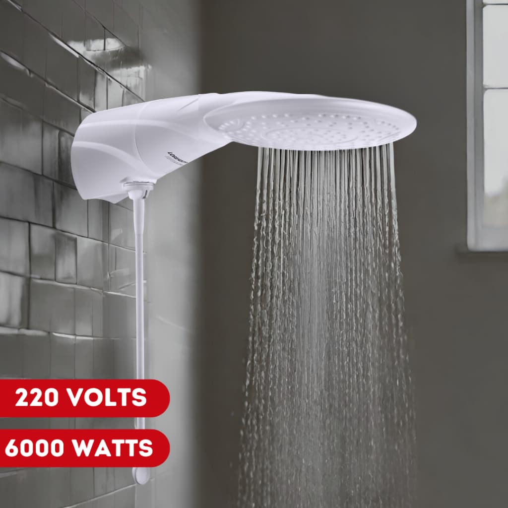 Chuveiro Ducha Advanced Blindado Eletrônico Branco 220v 6000w Lorenzetti