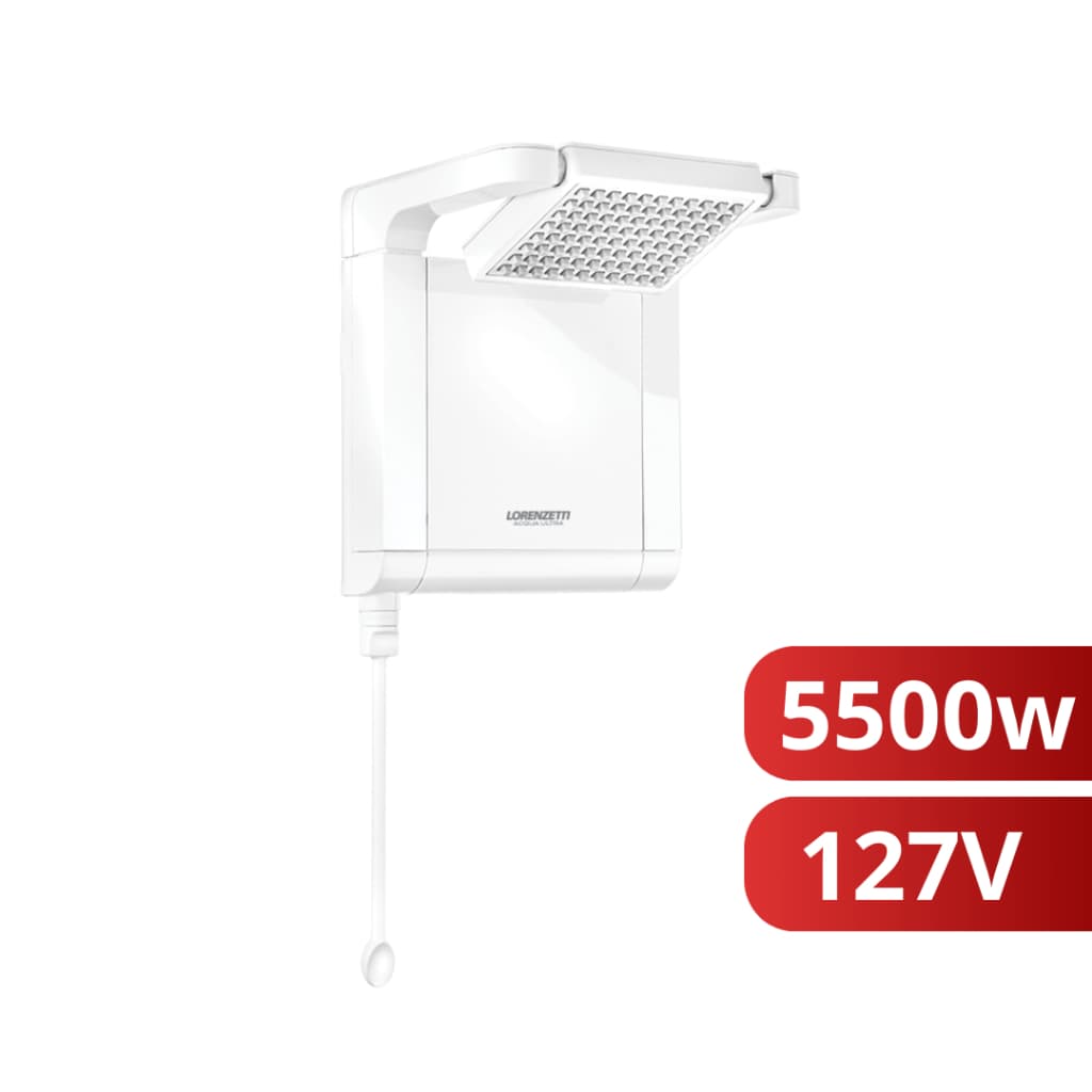 Ducha Chuveiro Eletrônico Acqua Star Ultra Branco 127v 5500w Lorenzetti