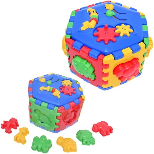 BLOCO INTERATIVO - brinquedo - bebês - interativo - coordenação - colorido e divertido  - divplast