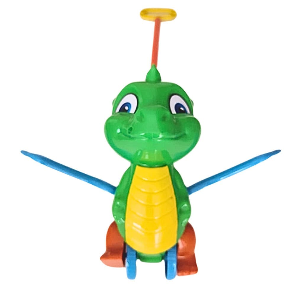 DRAGÃO DIVERTIDO - brinquedo - colorido - para crianças - animal - divertido - COM HASTE  - divplast