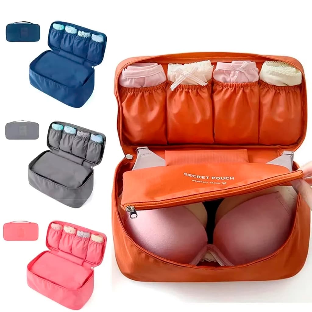 Organizador de Malas Nécessaire Maquiagem Roupa divisórias
