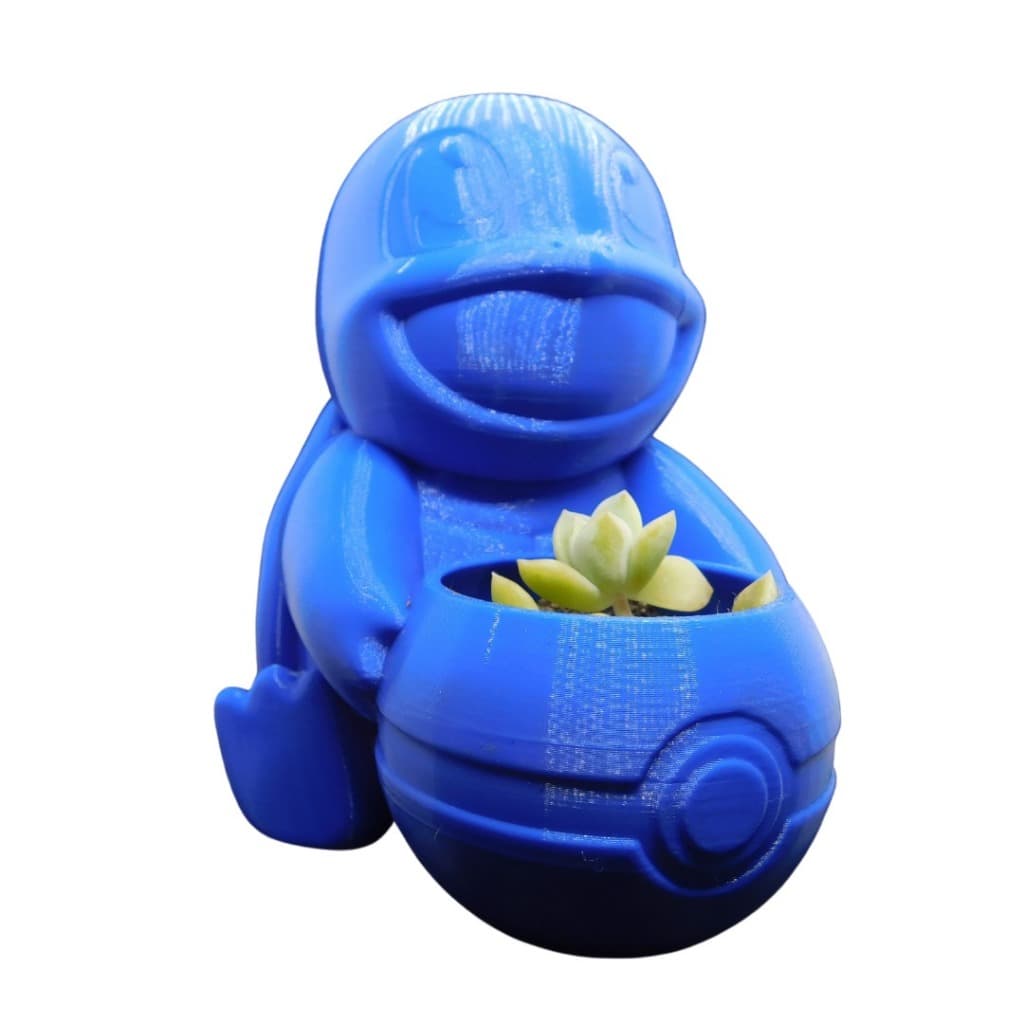 Vaso Plantas Suculentas - Squirtle Pokémon 13cm