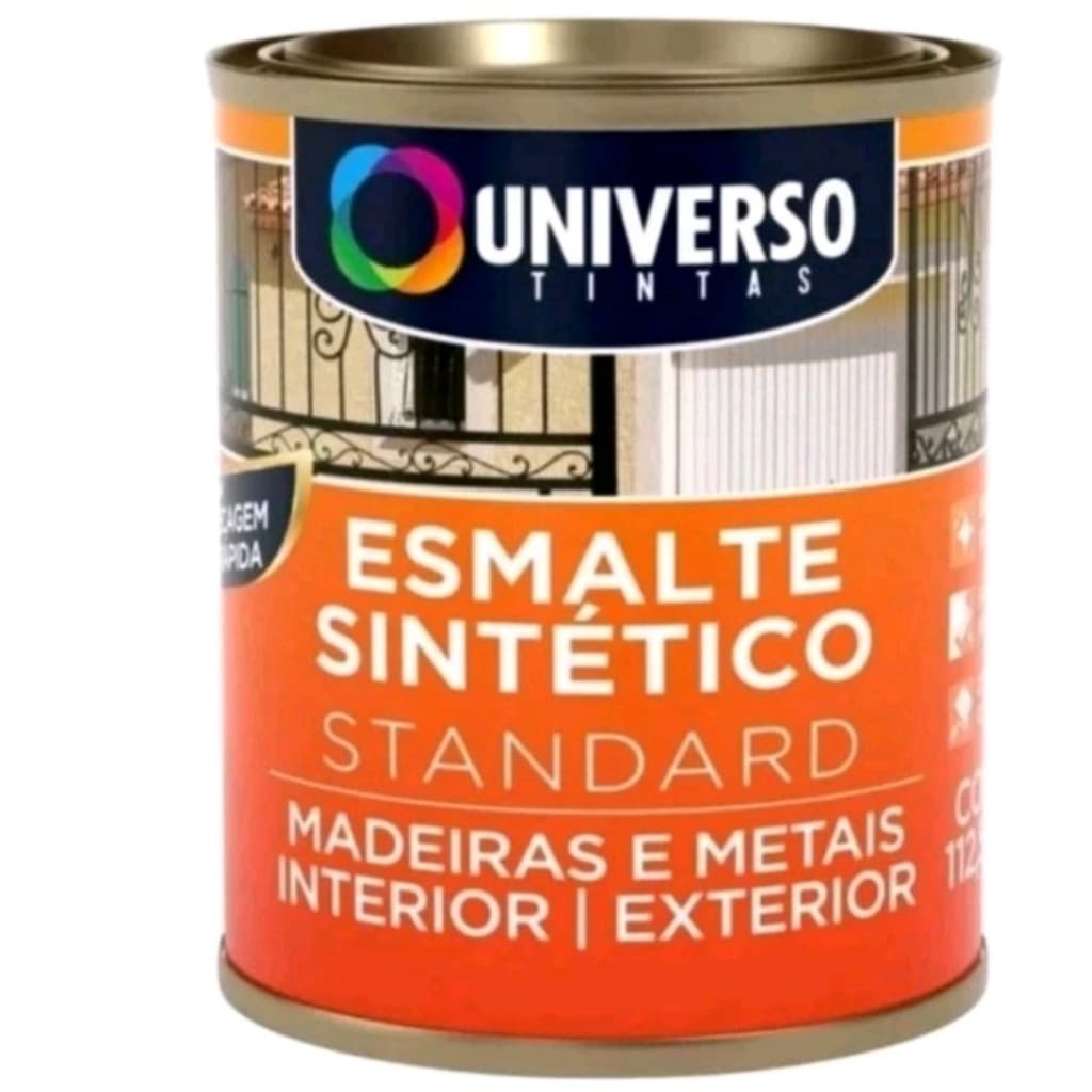 Esmalte Sintético Brilhante para Madeira e Metal Universo 112,5ML