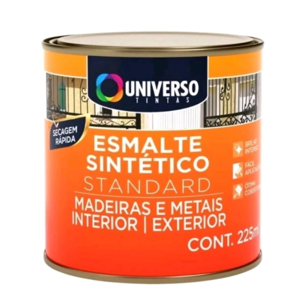 Esmalte Sintético Brilhante para Madeira e Metal Universo Tintas