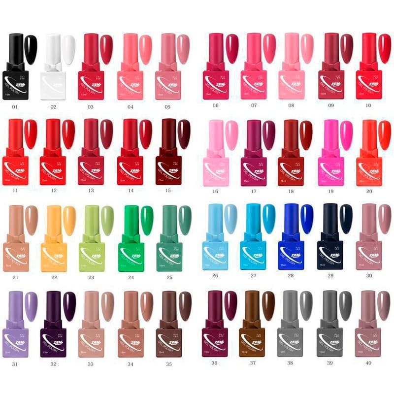 Kit 40 Esmaltes Lacinhos - Zem (Coleção Completa)