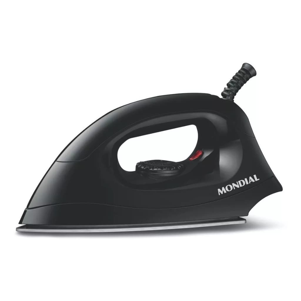 Ferro de Passar a Seco Mondial Preto 127V