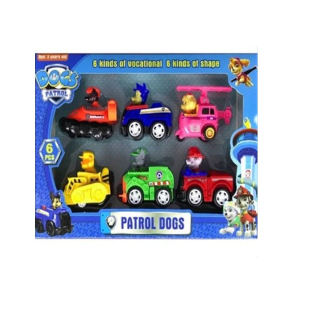 Conjunto Patrulha Canina – Carrinhos de Brinquedo dos Cachorrinhos do Desenho SEM CAIXA