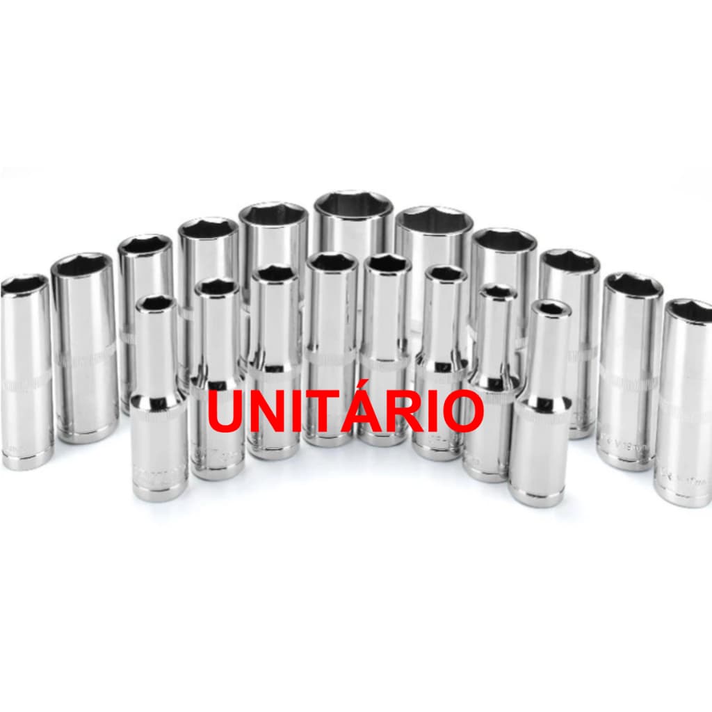 Soquete Longo Sextavado Avulsos 08 ao 32mm VIP Industrial
