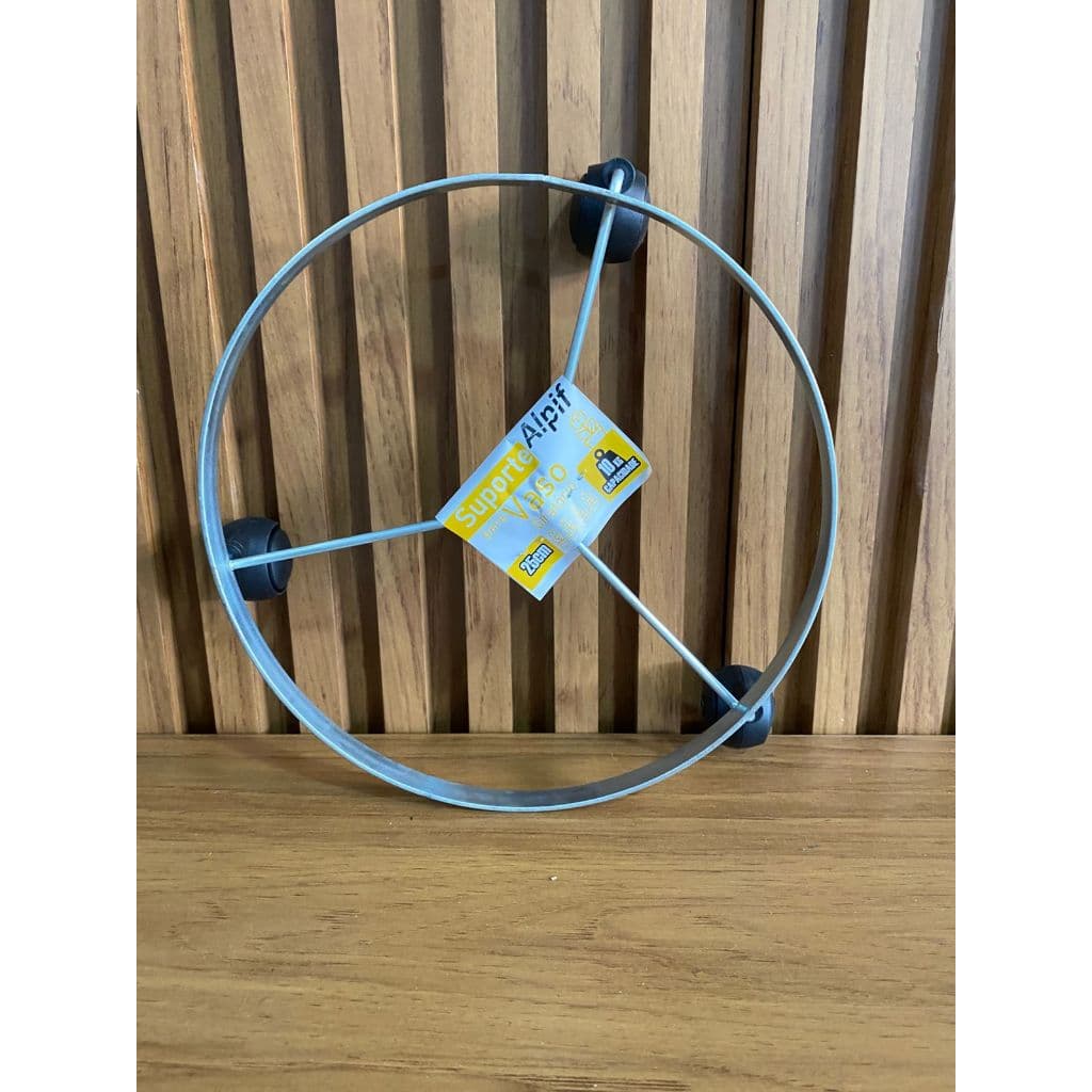 Suporte Para Vasos Resistente Em Madeira Giratório Com Rodinhas