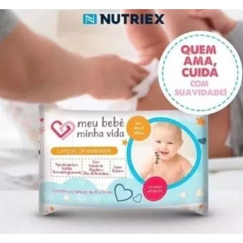 lenço umedecido toalha nutrex para seu bebê econômica