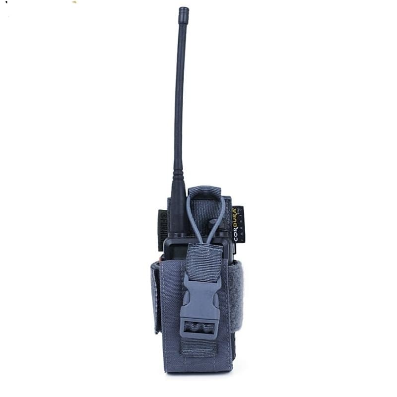 Porta Rádio HT Cinza Bandeirante Forhonor Para Colete Modular