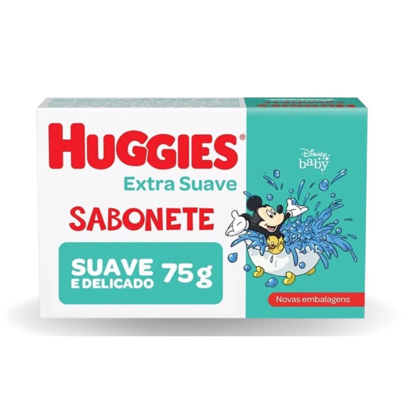 1 sabonetes huggies proteção hipoalergico baby infantil