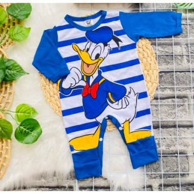 Macacão Longo bebe, macacao modinha Pato Donald, Leaozinho, Mickey, Mostros s.a,