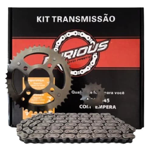 Kit Relação Transmissão Xre 300 2010 À 2024 S/ Retentor