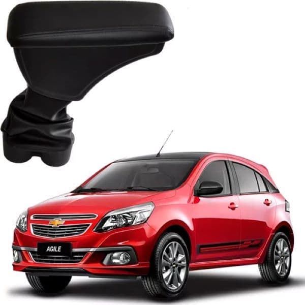 Acessório Apoio De Braço Chevrolet Agile 2009 A 2015 Encosto
