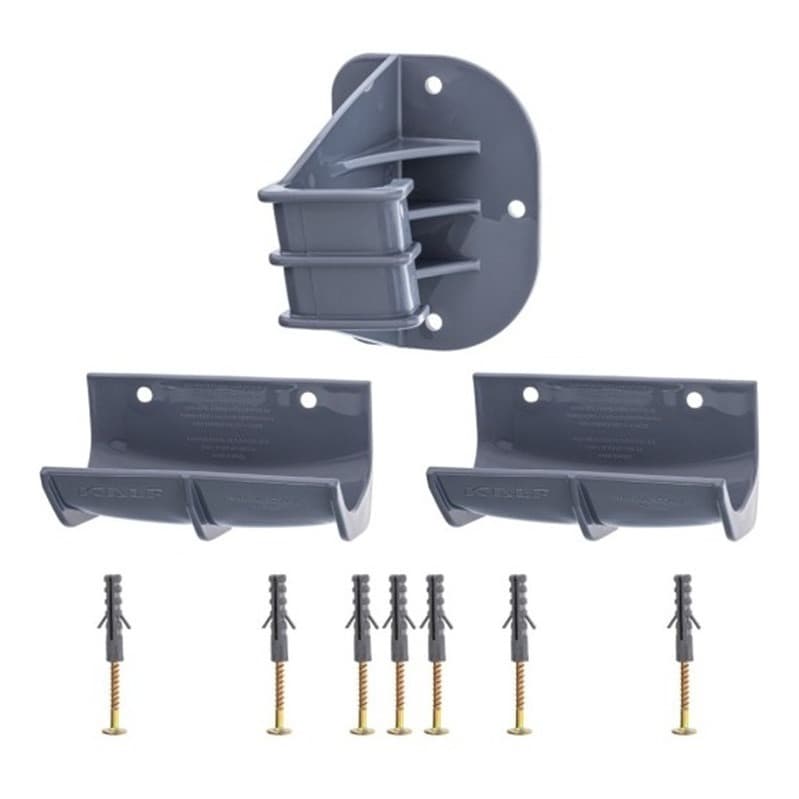 Suporte Parede Anti Risco Horizontal P/ Bicicleta Mtb Speed Cor Cinza