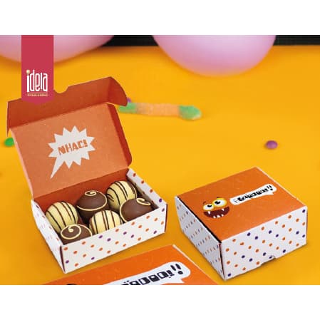 10 Caixas Boo! Monstrinhos  Lembrancinha  Doces -  Sua Festa de Halloween Mais Divertida