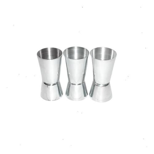 Dosador Medidor De Bebidas Duplo Barmen Alumínio  30/15 e 50/25 Bar Coquetel