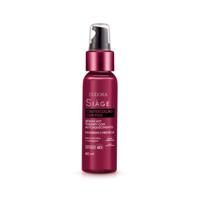 Sérum Capilar Siàge Hot Therapy Cauterização dos Fios 60ml Eudora