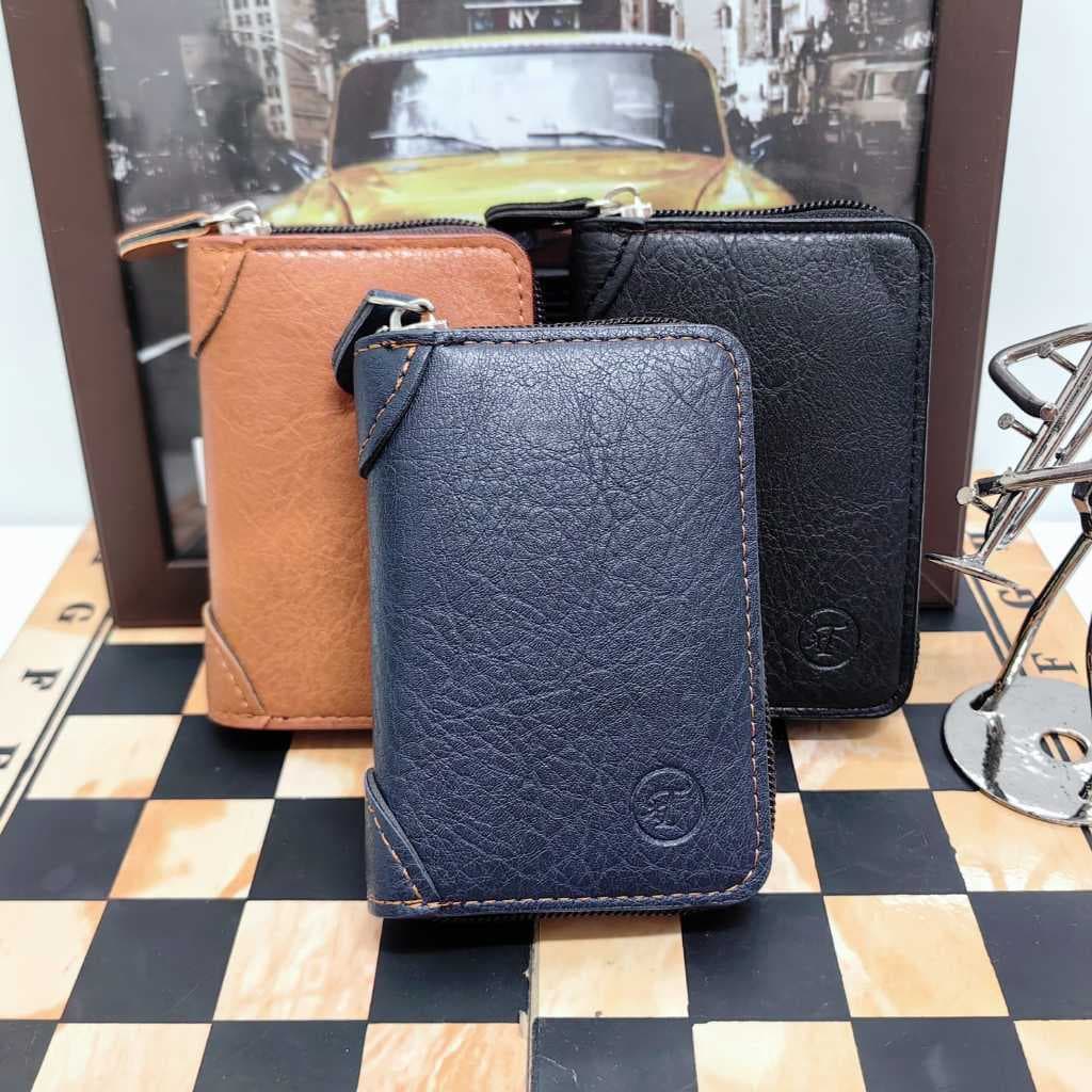 Porta Cartão Masculina Couro Sintético Porta Cartões Carteira 7669