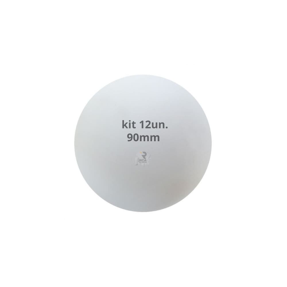 Bola De Isopor 90mm (9cm) Artesanato Trabalho Escolar - 12 Unidades