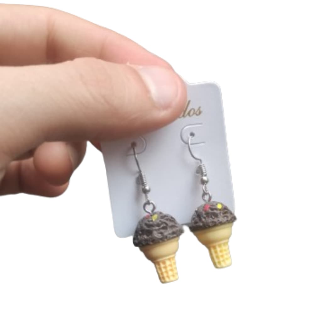 Brincos de Sorvete/ Milke Shake Moda Tiktok, Kwai, Divertidos Aesthetic