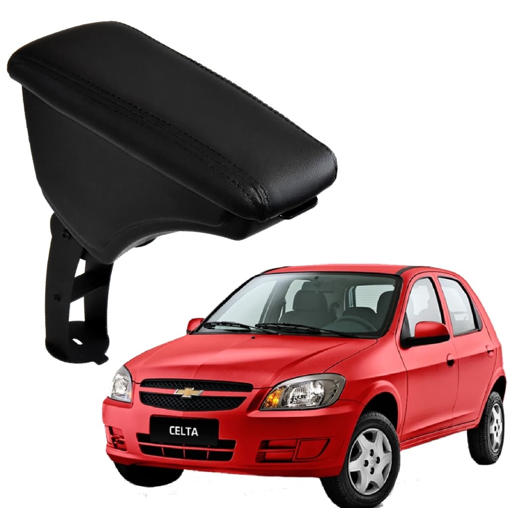 Acessório Carro Apoio De Braço Celta 2000-2015 Porta Objetos