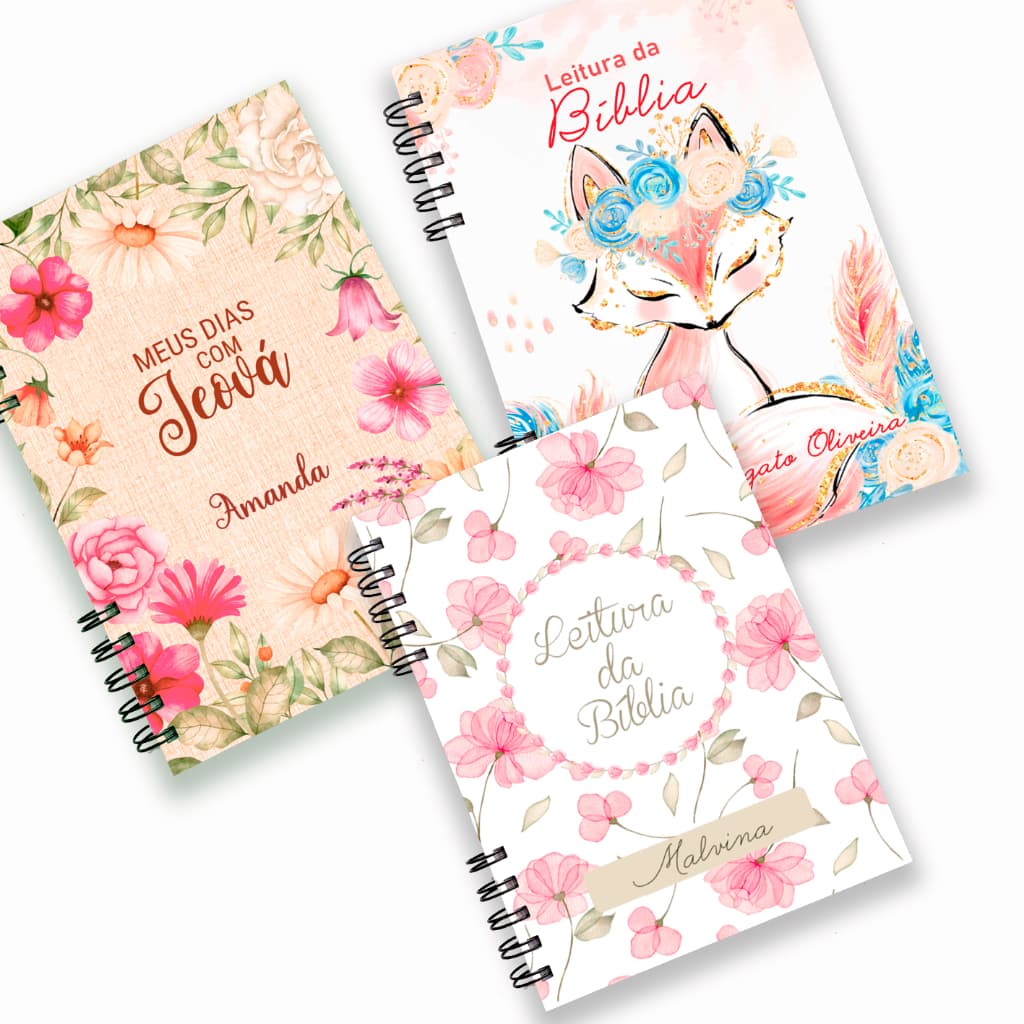 Caderno para leitura diária da bíblia JW GUIADA, testemunhas de Jeová
