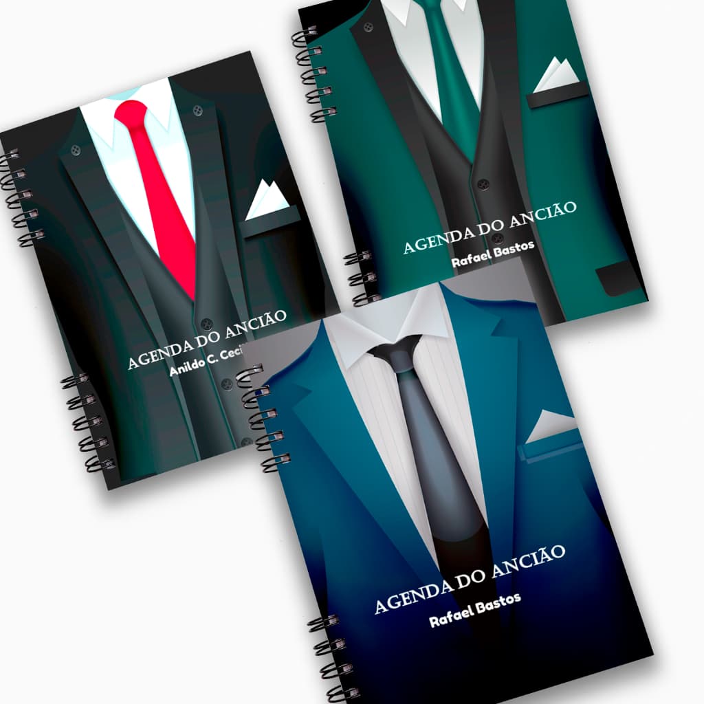 Agenda de compromissos para ancião JW, caderno de ancião