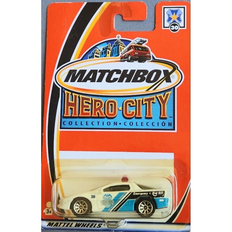 MATCHBOX CHEVROLET CAMARO POLICE CAR COLEÇÃO ANTIGA LACRADO NA CARTELA ESCALA 1.64