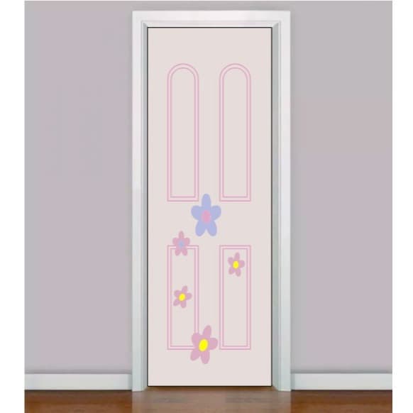 Adesivo de porta decorativo - Porta da Boo - MONSTRO SA