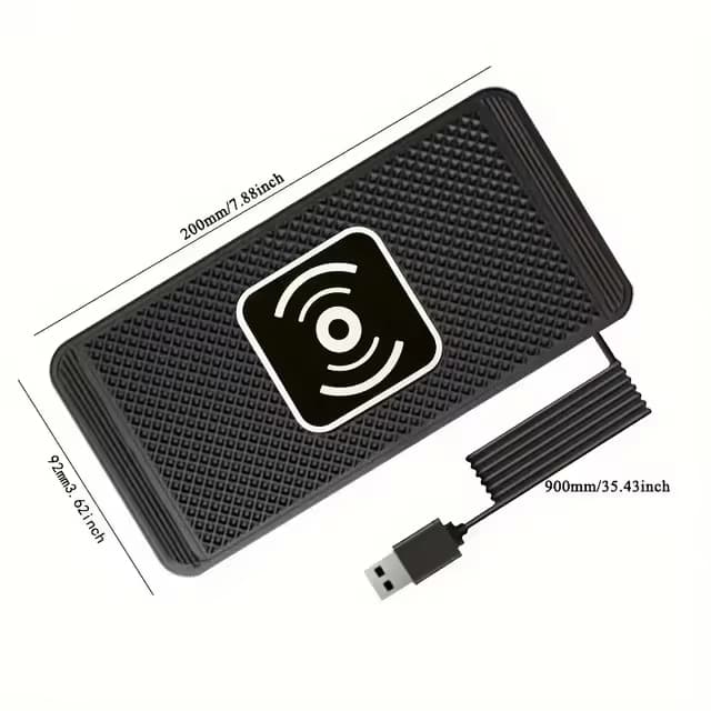 Carregador Veicular por indução De Silicone 15w Para Carro