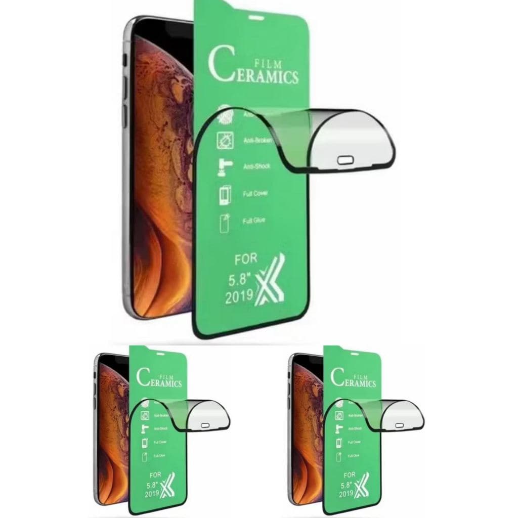 KIT 3 Película 9D Samsung/MOTO/RM/IP Gel Hidrogel Cerâmica Flexíve