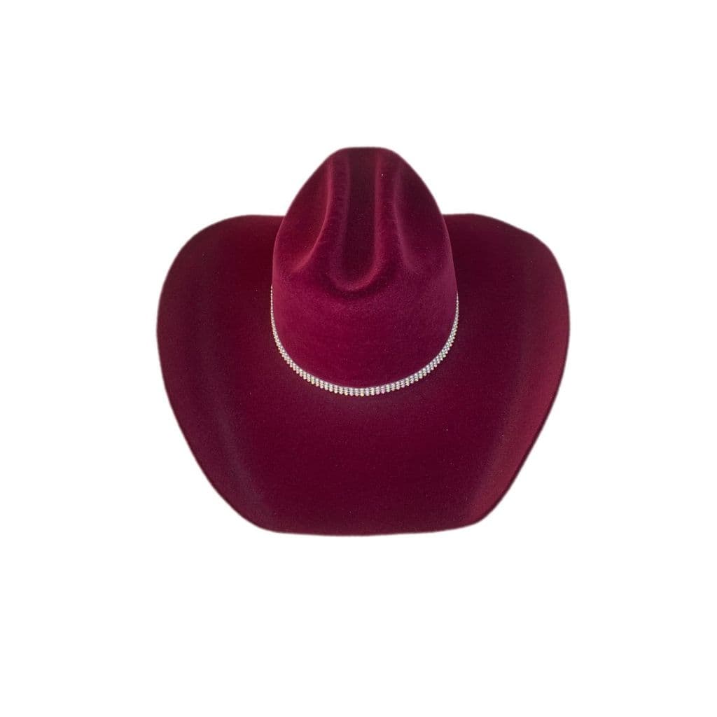 Chapeu Premium Americano Country Texas Com Bandinha Stress Brilho Feminina Boiadeira