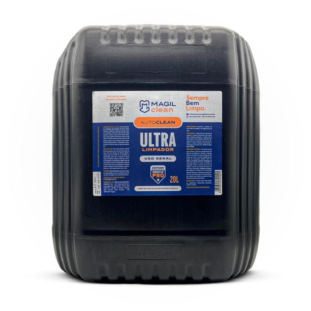 Ultra Limpador Auto Clean de 20 Litros Desengraxante Poderoso Concentrado Shampoo Automotivo