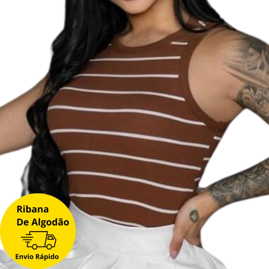 Regata Feminina Ribana Blusa  Básica