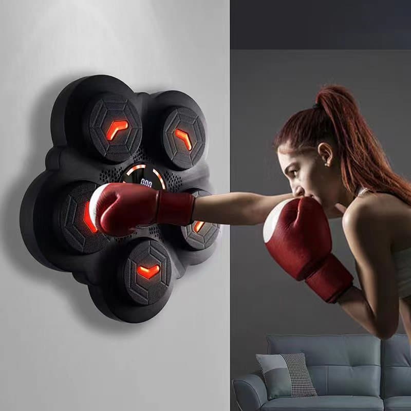 Treinamento interativo de boxe fitness com música Bluetooth