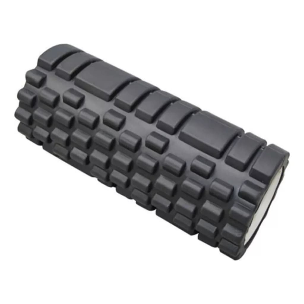 Rolo Massagem Foam Roller Liberação Miofascial Soltura - Preto  Promoção