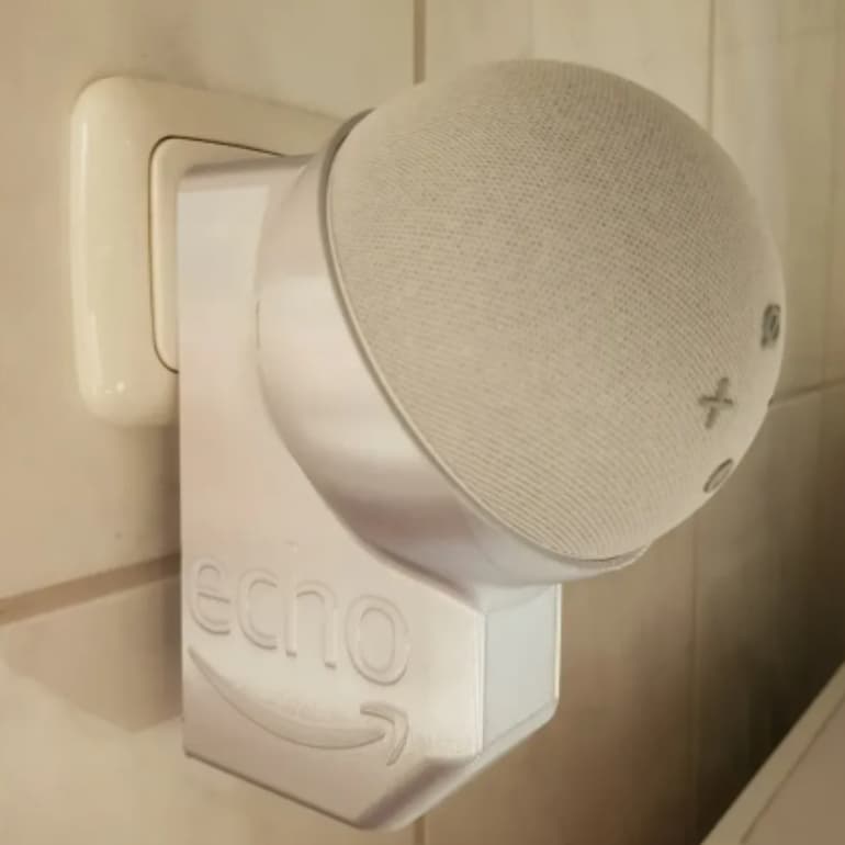 Suporte de Tomada para alexa Echo Dot 4 - 5