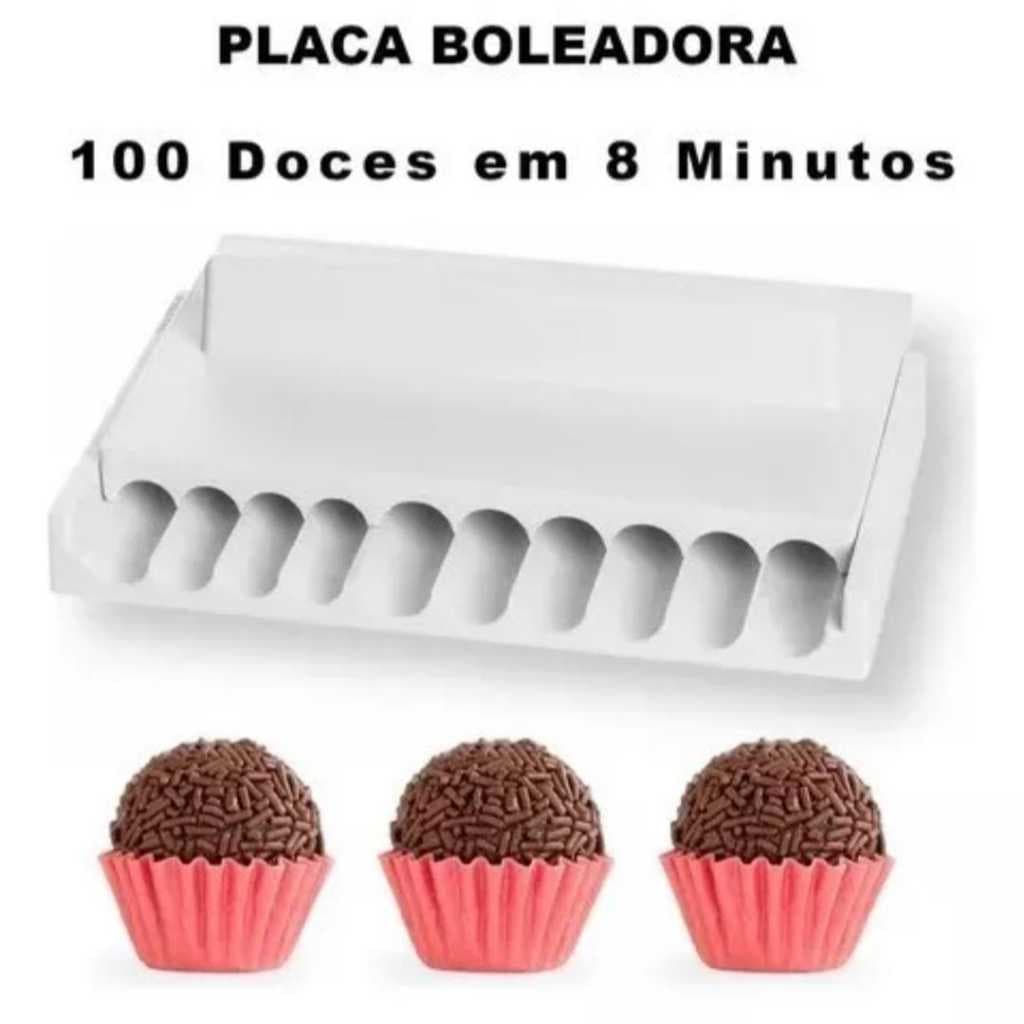 Enrolador De Doces Placa Boleadora 10g 13g 17g Cor Rosa