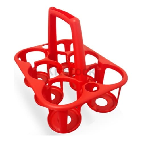 Cesta Porta Squeeze 6 Compartimento- Garrafas / Academia