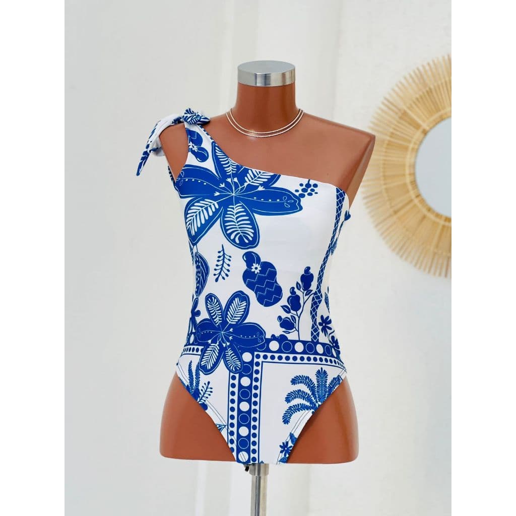 BODY BIA - body feminino um ombro só estampa  florido tropical alça unica fresquinho bori