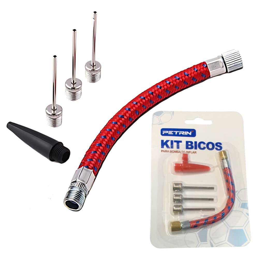 Kit Bicos Para Encher Inflar Bolas Balões 30cm - 5 peças