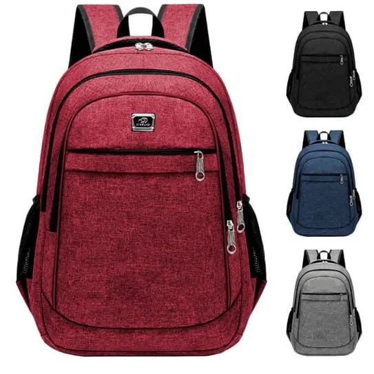 Mochila Bolsa Viagem Resistente Coreana Masculina Feminina Colorida