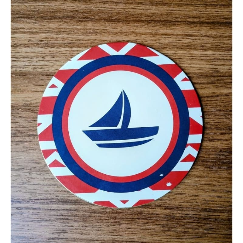 Placa Decorativa Barco Marinheiro