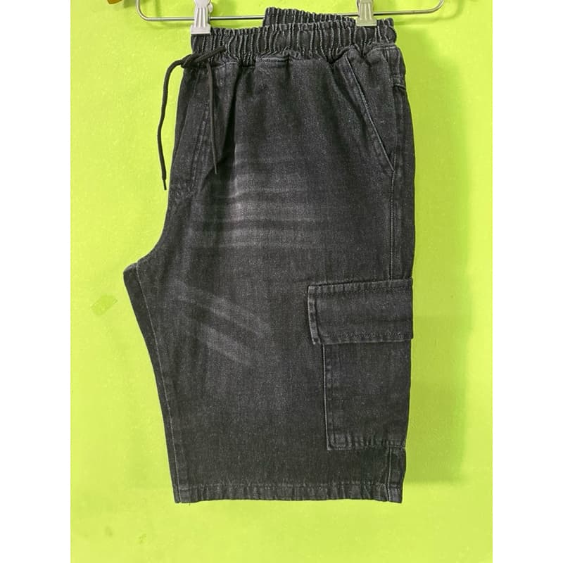 Bermuda cargo jeans