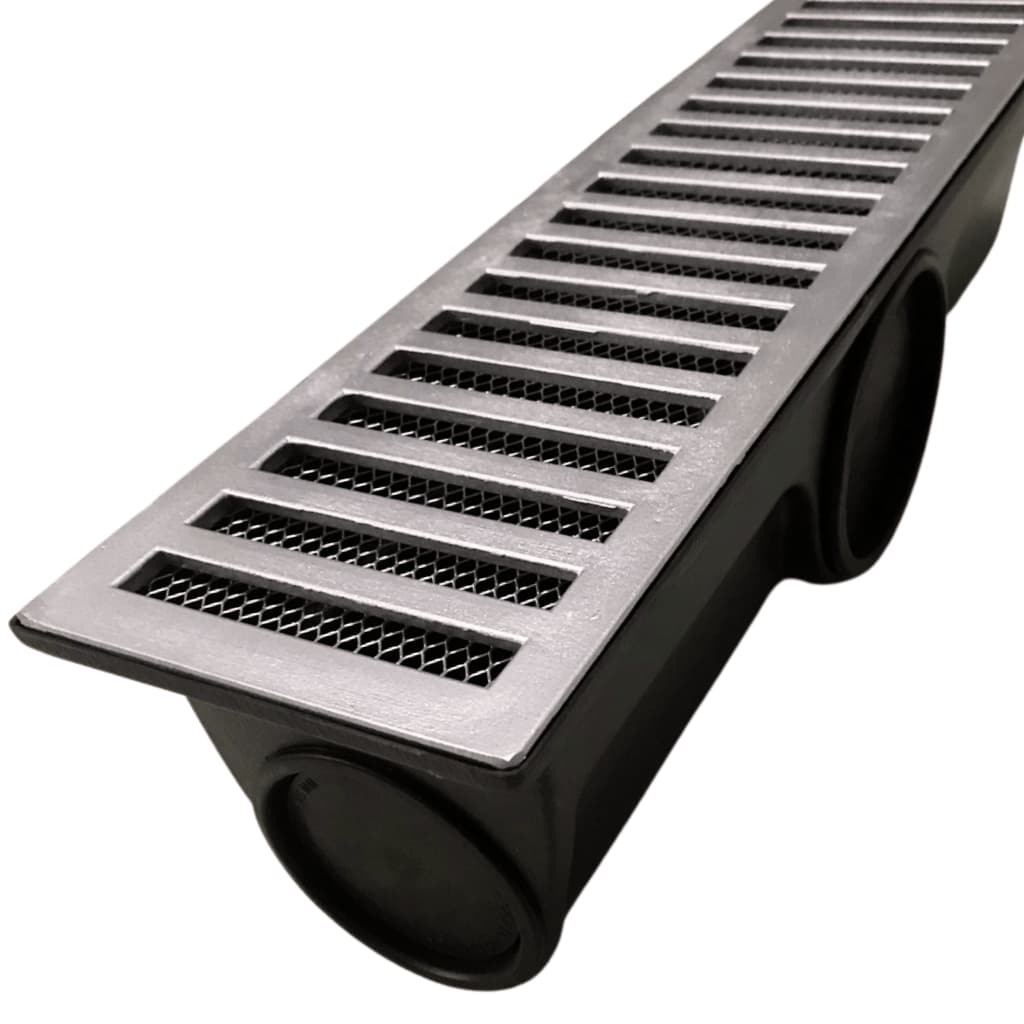 Ralo Linear Premium Guvi 15x50 Grelha de Alumínio coletor com 3 saídas laterais com tela anti inseto