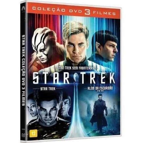 Box Coleção DVD 3 Filmes Star Trek