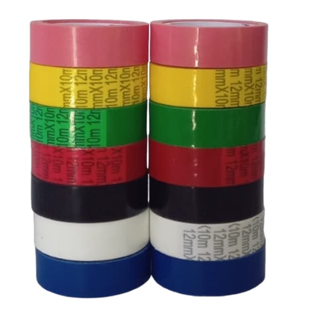 Fita Adesiva 12mmx10m Eurocel Durex Colorida C/14
