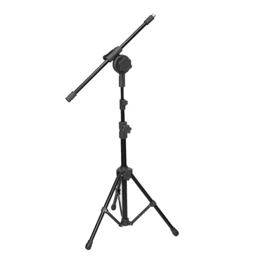 Pedestal Girafa Para Microfone Visão C/ Pés Dobráveis Mpe4bk